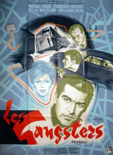 Les gangsters (Rank, 1961). France 120 x 160. 